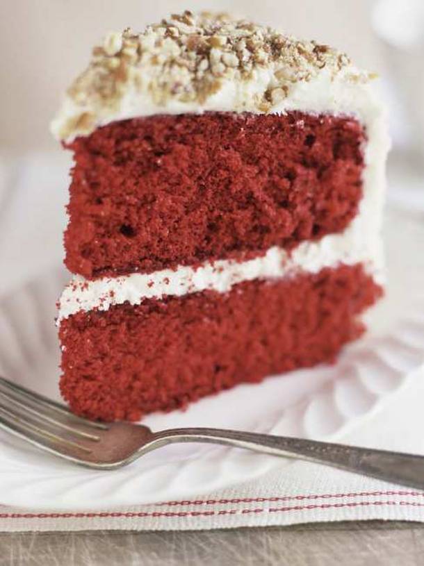Βαθυκόκκινο κέικ χωρίς αλεύρι